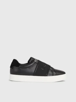 Calvin Klein Leather Slip-On Shoes