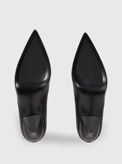 Calvin Klein Leather Stiletto Pumps -Everywear Shop HW0HW01761 BEH alternate4