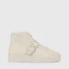Calvin Klein Suede High-Top Platform Trainers -Everywear Shop HW0HW01819 ABY main