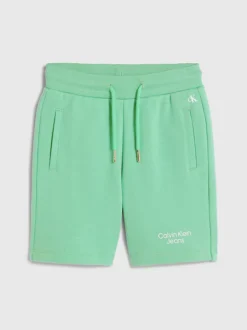 Calvin Klein Slim Logo Jogger Shorts 11 Calvin Klein Slim Logo Jogger Shorts -Everywear Shop IB0IB01290 L1C alternate4