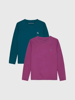 Calvin Klein 2 Pack Logo Sleeve T-shirts