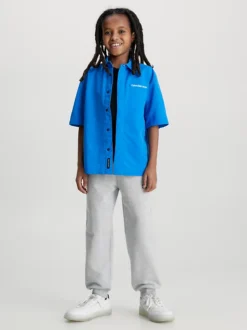 Calvin Klein Relaxed Nylon Shirt -Everywear Shop IB0IB01636 C4W alternate3