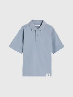 Calvin Klein Pique Polo Shirt -Everywear Shop IB0IB01639 PN6 alternate4