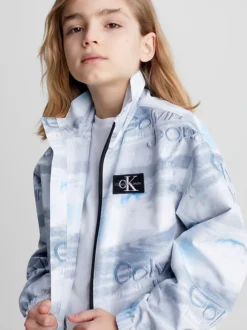 Calvin Klein Logo Windbreaker -Everywear Shop IB0IB01660 0GZ alternate2