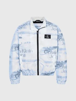 Calvin Klein Logo Windbreaker -Everywear Shop IB0IB01660 0GZ alternate4