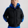 Calvin Klein Boxy Colourblock Puffer Jacket -Everywear Shop IB0IB01722 C6X main