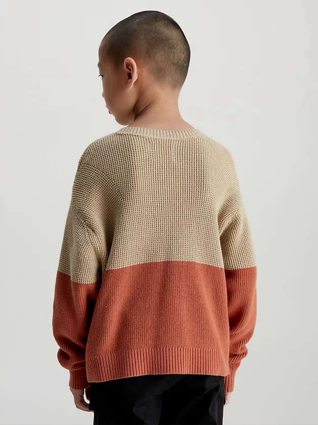 Calvin Klein Relaxed Colourblock Jumper 4 Calvin Klein Relaxed Colourblock Jumper - Image 2