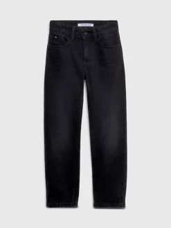 Calvin Klein Mid Rise Straight Jeans -Everywear Shop IB0IB01788 1BY alternate4
