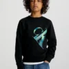 Calvin Klein Fleece Logo Sweatshirt -Everywear Shop IB0IB01854 BEH main