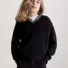 Calvin Klein V-neck Tipping Jumper