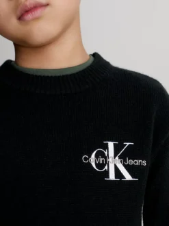 Calvin Klein Monogram Jumper -Everywear Shop IB0IB01871 BEH alternate2