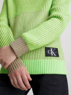 Calvin Klein Colourblock Jumper -Everywear Shop IB0IB01872 PED alternate2