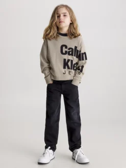 Calvin Klein Relaxed Logo Jumper 10 Calvin Klein Relaxed Logo Jumper -Everywear Shop IB0IB01874 PED alternate3