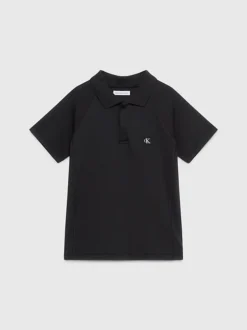 Calvin Klein Cotton Jersey Polo Shirt -Everywear Shop IB0IB01968 BEH alternate4