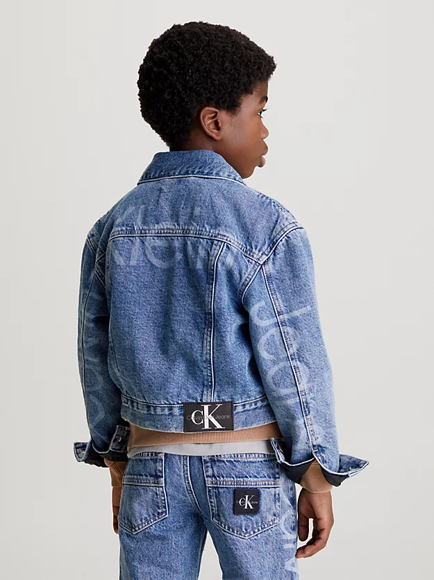 Calvin Klein Relaxed Laser Denim Jacket 4 Calvin Klein Relaxed Laser Denim Jacket - Image 2