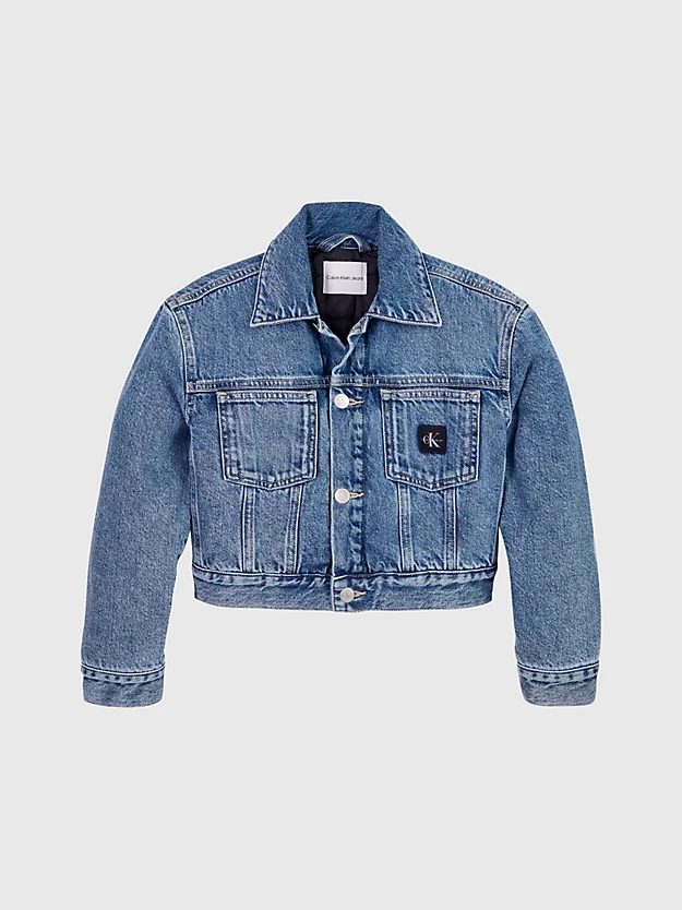 Calvin Klein Relaxed Laser Denim Jacket 7 Calvin Klein Relaxed Laser Denim Jacket - Image 5