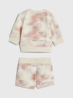 Calvin Klein Newborn Sweatshirt And Shorts Set -Everywear Shop IN0IN00071 0K4 alternate1