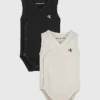 Calvin Klein Newborn 2-Pack Sleeveless Bodysuit -Everywear Shop IN0IN00075 0LF main
