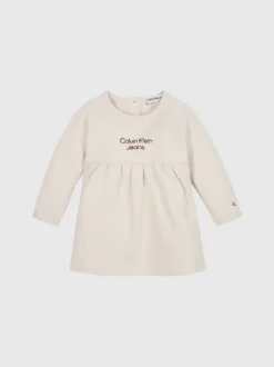Calvin Klein Newborn Fleece Logo Dress