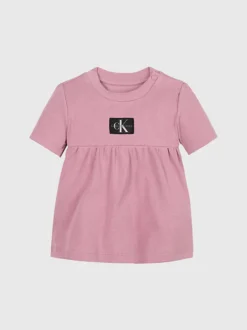 Calvin Klein Newborn Ribbed Jersey Dress