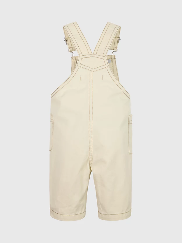 Calvin Klein Newborn Twill Dungaree Onesie 4 Calvin Klein Newborn Twill Dungaree Onesie - Image 2