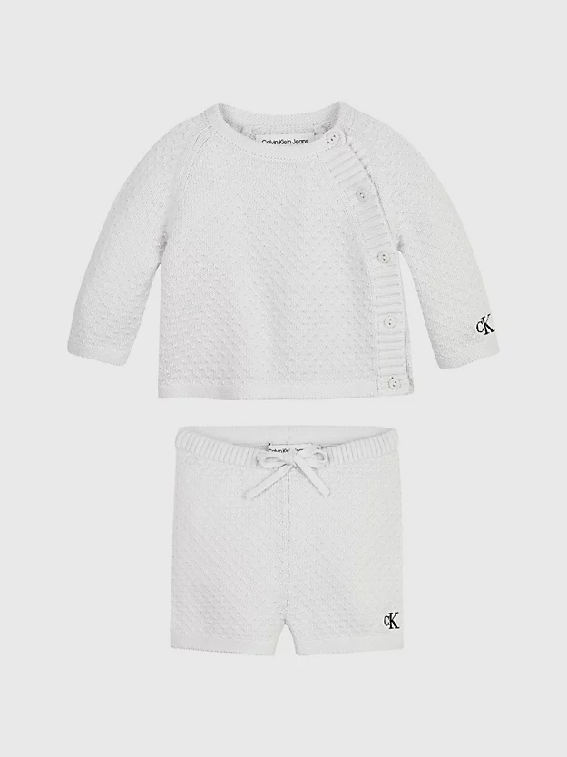 Calvin Klein Newborn Jumper And Shorts Set 3 Calvin Klein Newborn Jumper And Shorts Set