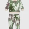 Calvin Klein Newborn Camo Print Tracksuit -Everywear Shop IN0IN00120 0IA main