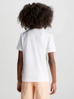 Calvin Klein Kids Organic Cotton Logo T-shirt 13 Calvin Klein Kids Organic Cotton Logo T-shirt -Everywear Shop IU0IU00267 0K6 alternate3