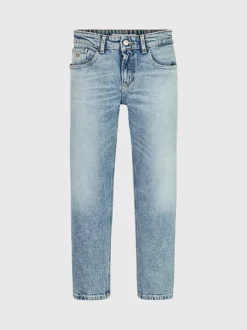 Calvin Klein Unisex Mid Rise Straight Jeans -Everywear Shop IU0IU00478 1A4 alternate7