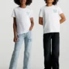 Calvin Klein Unisex Logo T-shirt -Everywear Shop IU0IU00523 YAF main