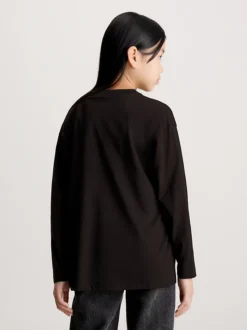 Calvin Klein Unisex Relaxed Logo T-shirt -Everywear Shop IU0IU00542 BEH alternate3