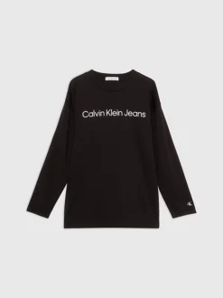 Calvin Klein Unisex Relaxed Logo T-shirt -Everywear Shop IU0IU00542 BEH alternate7