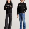 Calvin Klein Unisex Logo Sweatshirt -Everywear Shop IU0IU00581 BEH main