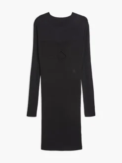 Calvin Klein Long Sleeve Knit Midi Dress 13 Calvin Klein Long Sleeve Knit Midi Dress -Everywear Shop J20J220981 BEH alternate4