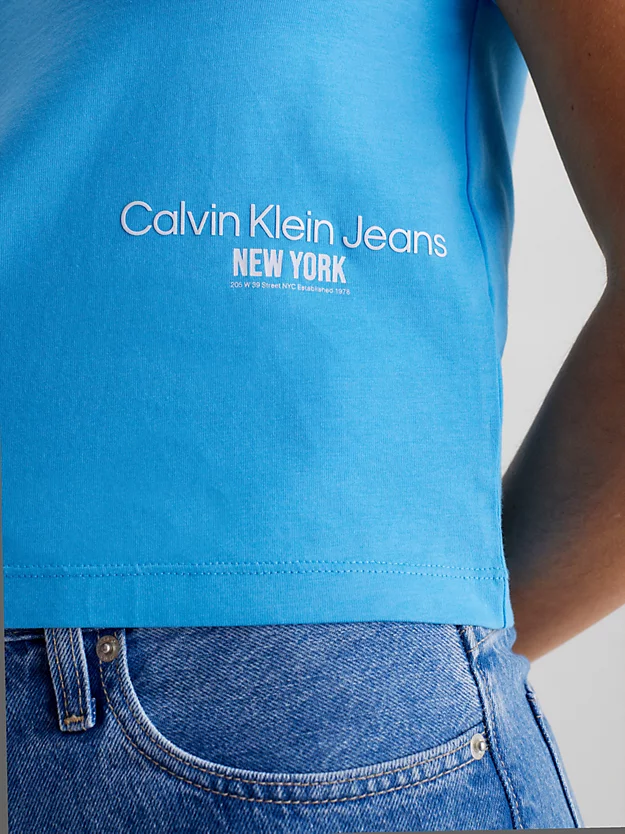 Calvin Klein Cropped Logo T-shirt 6 Calvin Klein Cropped Logo T-shirt - Image 4