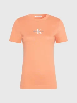 Calvin Klein Cotton Monogram T-shirt 13 Calvin Klein Cotton Monogram T-shirt -Everywear Shop J20J221426 SG8 alternate5