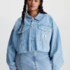 Calvin Klein Relaxed Cropped Denim Jacket -Everywear Shop J20J221506 1AA main