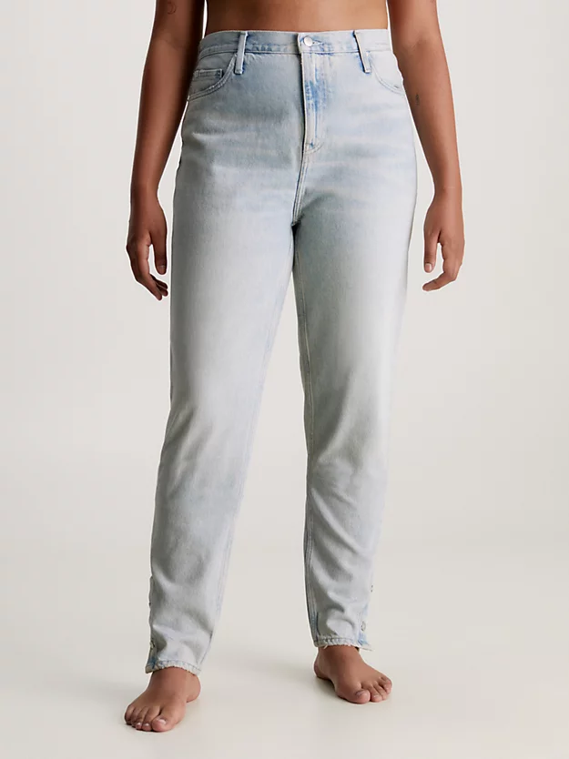 Calvin Klein Button Hem Mom Jeans 4 Calvin Klein Button Hem Mom Jeans - Image 2