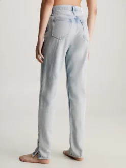 Calvin Klein Button Hem Mom Jeans 10 Calvin Klein Button Hem Mom Jeans -Everywear Shop J20J221793 1AA alternate2