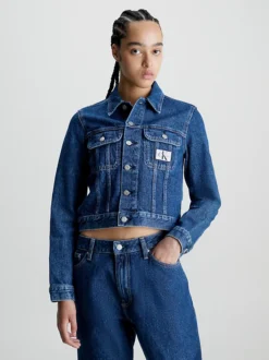Calvin Klein Cropped Denim Jacket