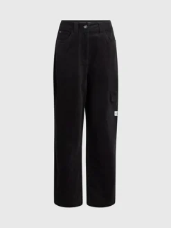 Calvin Klein High Rise Corduroy Cargo Pants 13 Calvin Klein High Rise Corduroy Cargo Pants -Everywear Shop J20J221861 BEH alternate5