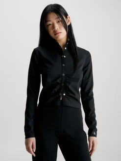 Calvin Klein Fitted Long Sleeve Shirt