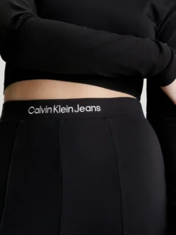 Calvin Klein Milano Jersey Flared Leggings -Everywear Shop J20J221917 BEH alternate3