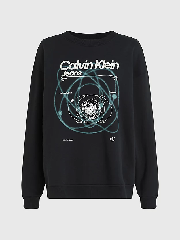 Calvin Klein Printed Boyfriend Sweatshirt 8 Calvin Klein Printed Boyfriend Sweatshirt - Image 6