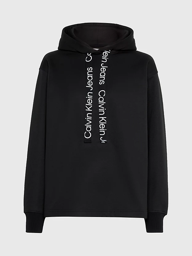 Calvin Klein Oversized Logo Tape Hoodie 8 Calvin Klein Oversized Logo Tape Hoodie - Image 6