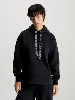 Calvin Klein Oversized Logo Tape Hoodie