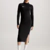 Calvin Klein Slim Cotton Jersey Midi Dress -Everywear Shop J20J221996 BEH main