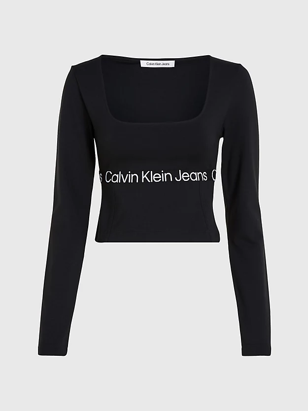Calvin Klein Milano Jersey Long Sleeve Top 8 Calvin Klein Milano Jersey Long Sleeve Top - Image 6