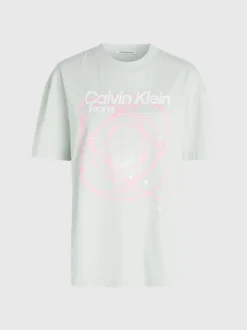 Calvin Klein Oversized Printed T-shirt -Everywear Shop J20J222047 LCE alternate5