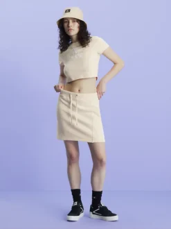 Calvin Klein Cropped Monogram T-shirt 14 Calvin Klein Cropped Monogram T-shirt -Everywear Shop J20J222069 ACJ alternate4